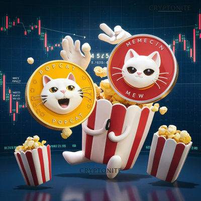 Memecoin Revival: POPCAT and MEW Lead 20% Surge, Signaling Resurgence