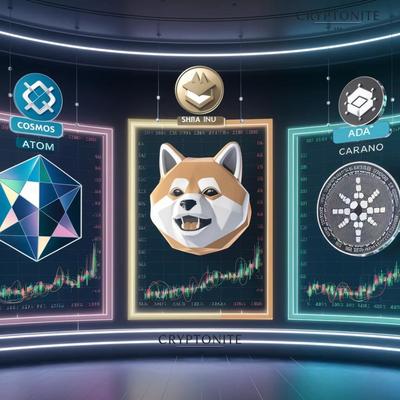 Cryptocurrency Roundup: Cosmos (ATOM), Shiba Inu (SHIB), and Cardano (ADA)