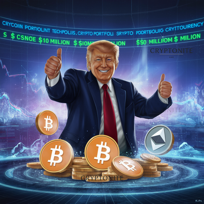 Trump’s Crypto Holdings Soar: Briefly Surpasses $10M Mark