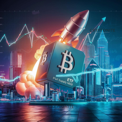 Bitcoin ETFs Hit Milestone: 5% of Supply Held, Price Surge Incoming?