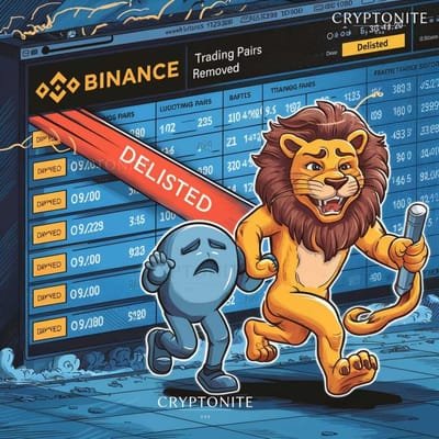 Binance Delisting Several Trading Pairs Due to Low Liquidity