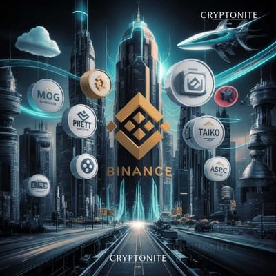 Eight Altcoins Eye Binance Listing: MOG, BRETT, POPCAT, and More