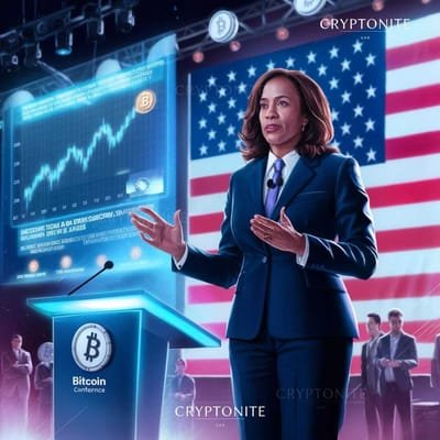 Kamala Harris Explores Cryptocurrency in Keynote Address at Bitcoin Conference 2024