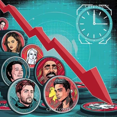 Celebrity-Themed Meme Coins on Solana Experience Sharp Declines