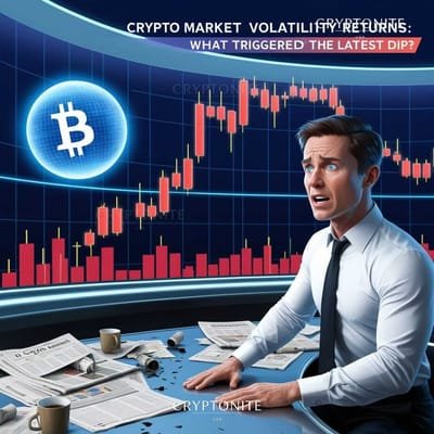 Crypto Market Volatility Returns: What Triggered the Latest Dip?