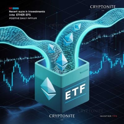 Daily Flow into Ether ETFs Turns Positive, Reversing Recent Outflows