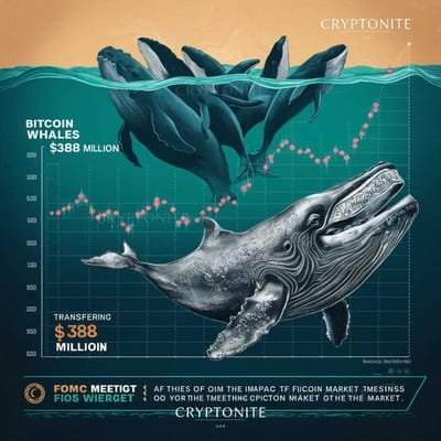 Bitcoin Whales Move $388 Million: Implications for BTC Market and FOMC Meeting Focus