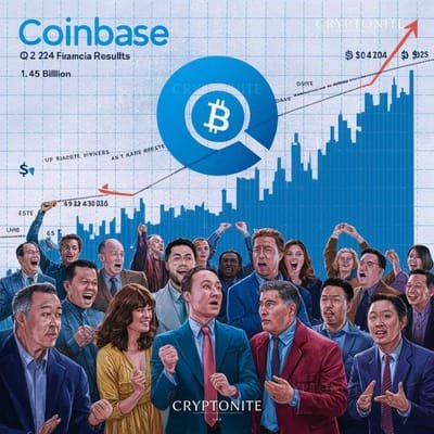 Coinbase Reports $1.45 Billion Revenue for Q2 2024 Amidst Mixed Financial Results