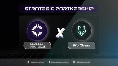 Cluster Protocol and Wolfswap Forge Groundbreaking Partnership to Revolutionize DeFi