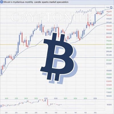 Bitcoin’s Mysterious Monthly Candle Sparks Market Speculation