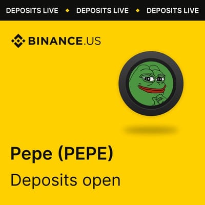 Binance.US Joins the Memecoin Frenzy, Listing PEPE