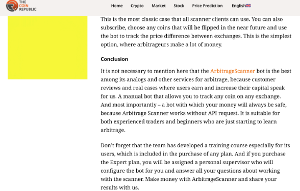 ArbitrageScanner – Worldwide Presentation. Learn about The Best Crypto Trading Tools for Maximizing Profits.