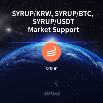 SYRUP Soars Over 20% on Upbit Listing, Defying Market Downturn