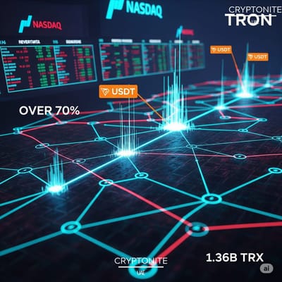 TRON Ecosystem Sees Major Shifts as USDT Use and Whale Activity Surge