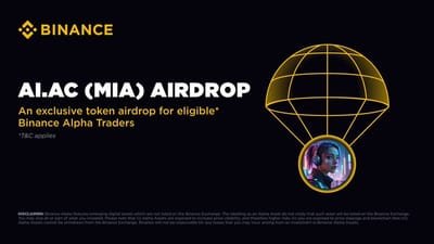 New MIA Token is Live on Binance Alpha with Airdrop and Trading Competition