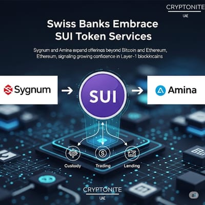 Sui Gains Institutional Foothold as Two Swiss Banks Offer Services