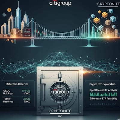 Citigroup Enters the Digital Asset and Stablecoin Custody Space