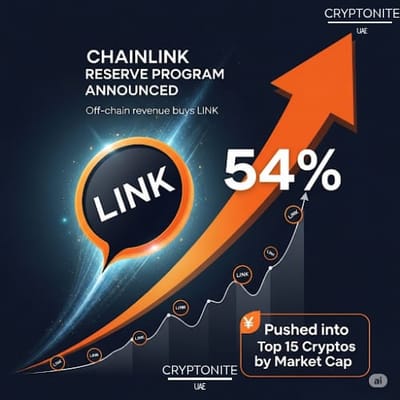 Chainlink’s LINK Token Surges Following Reserve Program Announcement