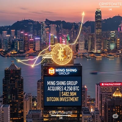 Hong Kong’s Ming Shing Group Buys $482.96M in Bitcoin