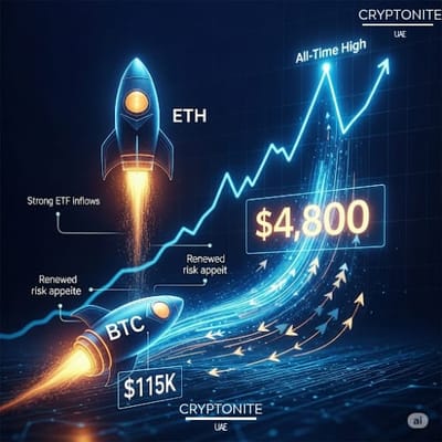 Ethereum Nears All-Time High Amid Broader Crypto Rally