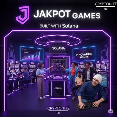 Jakpot Games Launches Solana-Based Arcade Amidst a Crypto Gaming Funding Downturn