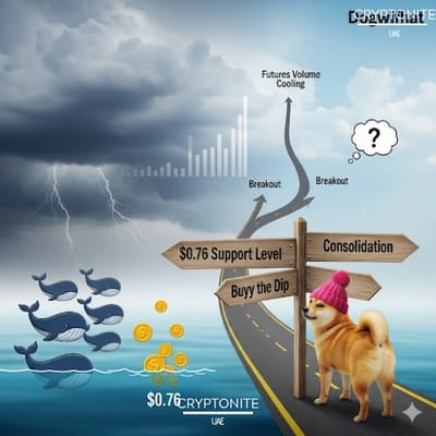 Dogwifhat at a Crossroads: Whale Accumulation vs. Futures Caution