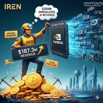 IREN Reports Record Earnings, Bolstered by Bitcoin Mining and AI Expansion