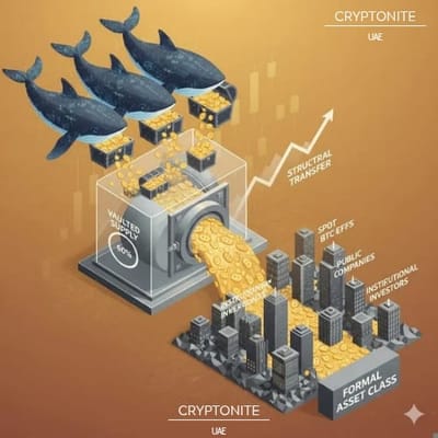 Bitcoin Ownership Shift: Whales Selling, Institutions Buying