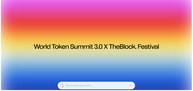 Tripy Agentic AI World Token Summit 2026 Dubai banner
