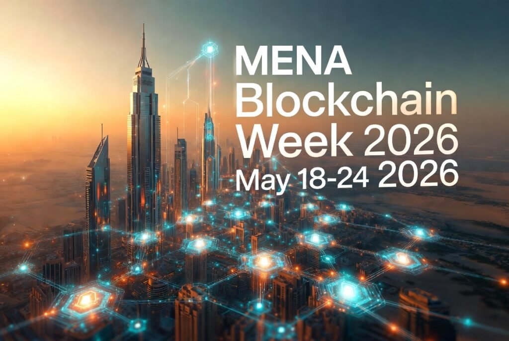 MENA Blockchain Week 2026 Dubai city-wide event banner