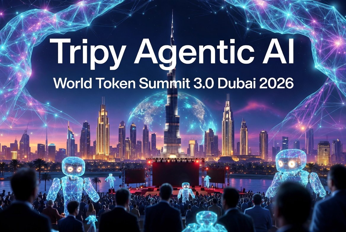 Tripy Agentic AI World Token Summit 2026 Dubai banner
