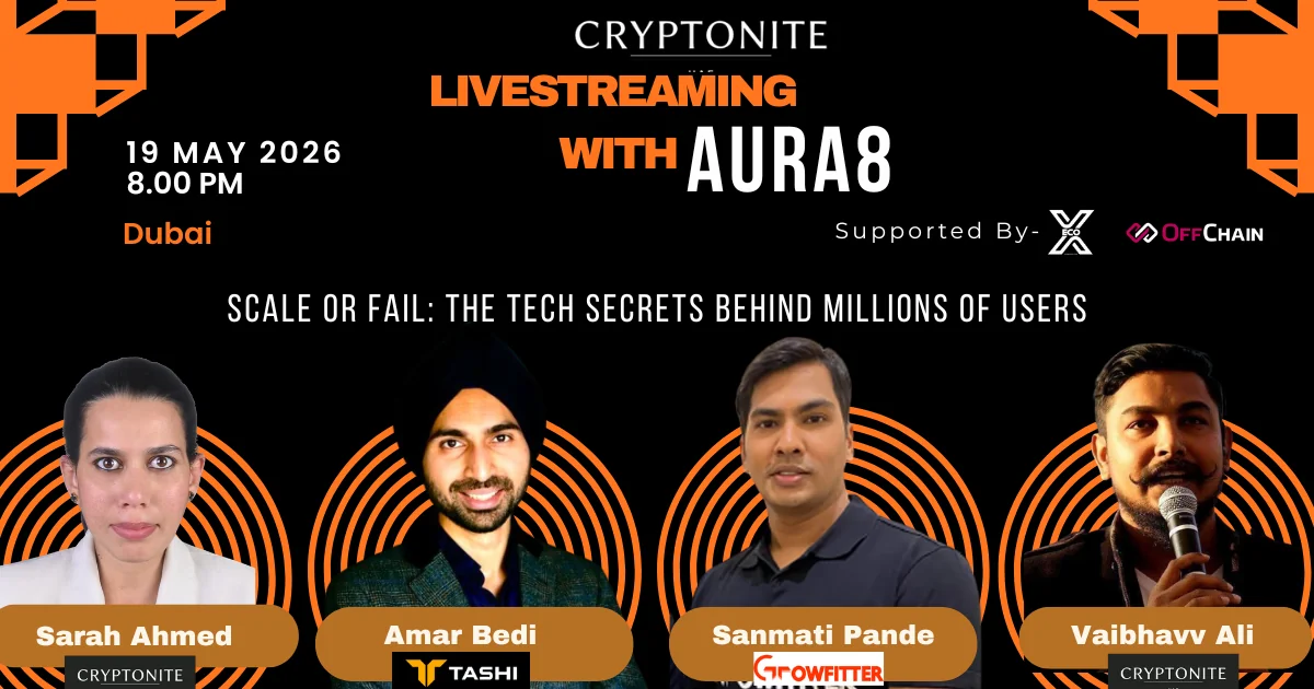 Cryptonite AURA8 Livestream Series: May 2026 Power Lineup