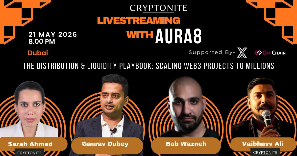 Cryptonite AURA8 Livestream Series: May 2026 Power Lineup
