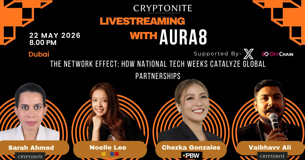 Cryptonite AURA8 Livestream Series: May 2026 Power Lineup