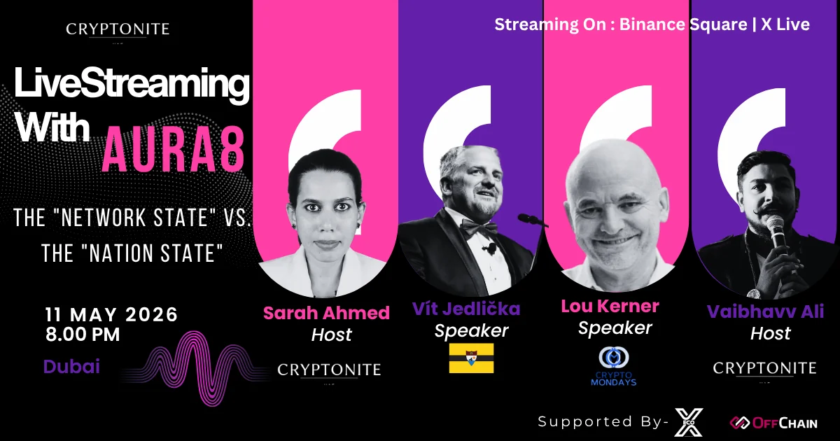 Liberland founder Vít Jedlička and Crypto Mondays founder Lou Kerner on AURA8 Episode 11