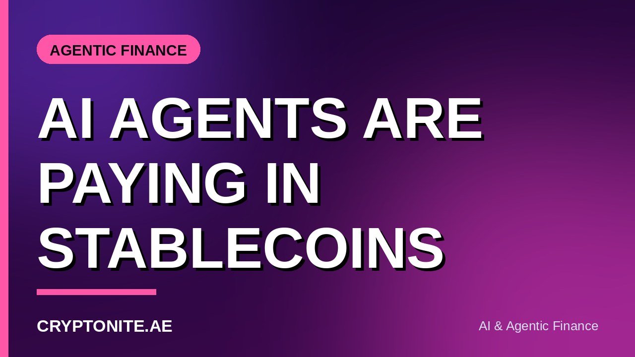 Agentic AI payments settling on stablecoin rails in 2026