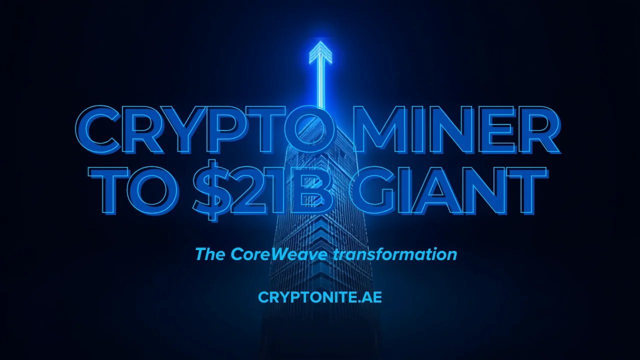 From Atlantic Crypto to Meta: the $21 billion transformation of CoreWeave — Cryptonite thumbnail