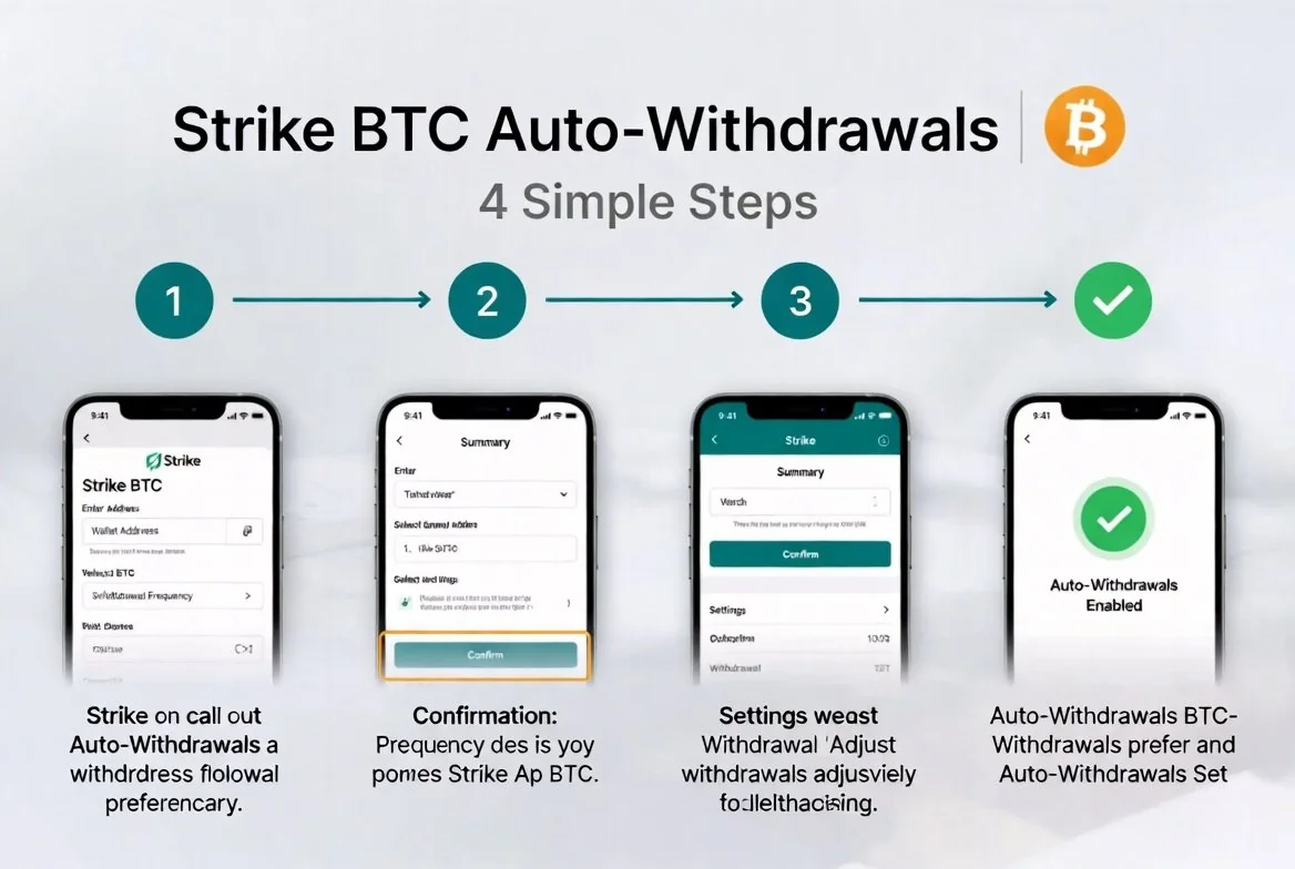 Strike BTC Auto-Withdrawals setup guide 2026