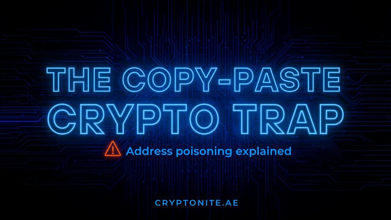 Address poisoning explained: the copy-paste crypto trap — Cryptonite thumbnail