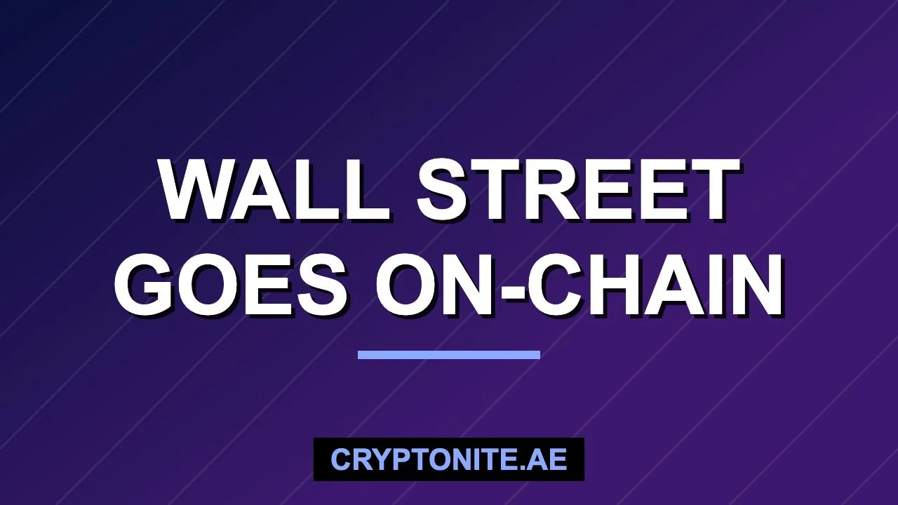DTCC tokenized securities live production trading on Wall Street