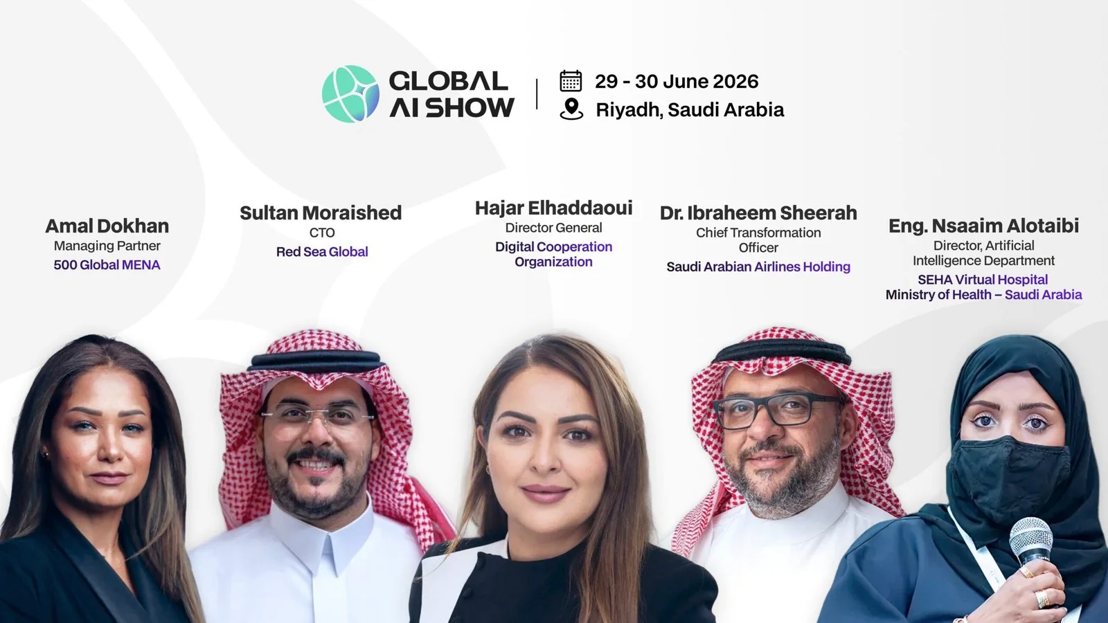 Global AI Show Riyadh Reveals a Powerhouse Speaker Lineup Shaping the Future of Artificial Intelligence in the Middle Ea