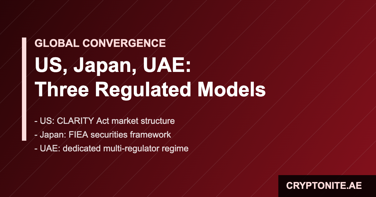 Global crypto regulation convergence after the Japan crypto reclassification