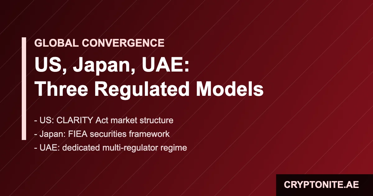 Global crypto regulation convergence after the Japan crypto reclassification