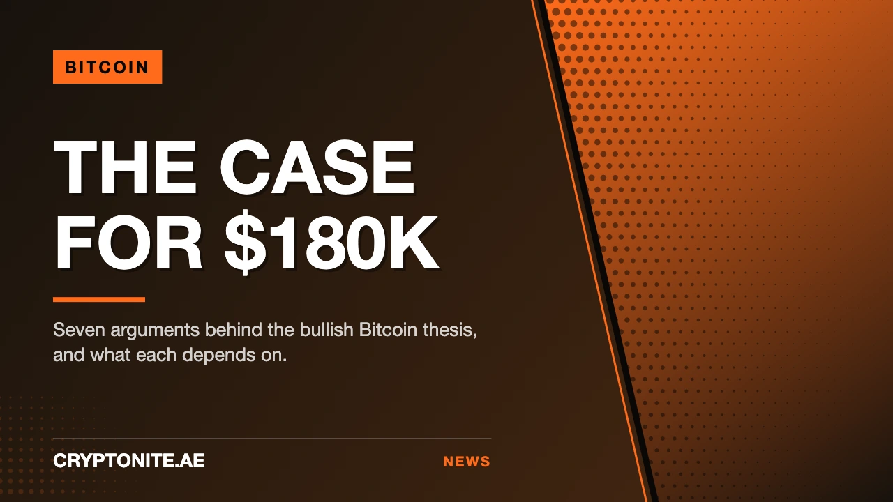 7 Audited Reasons Bitcoin Hits $180K Before the Q4 Halving-Hangover Ends