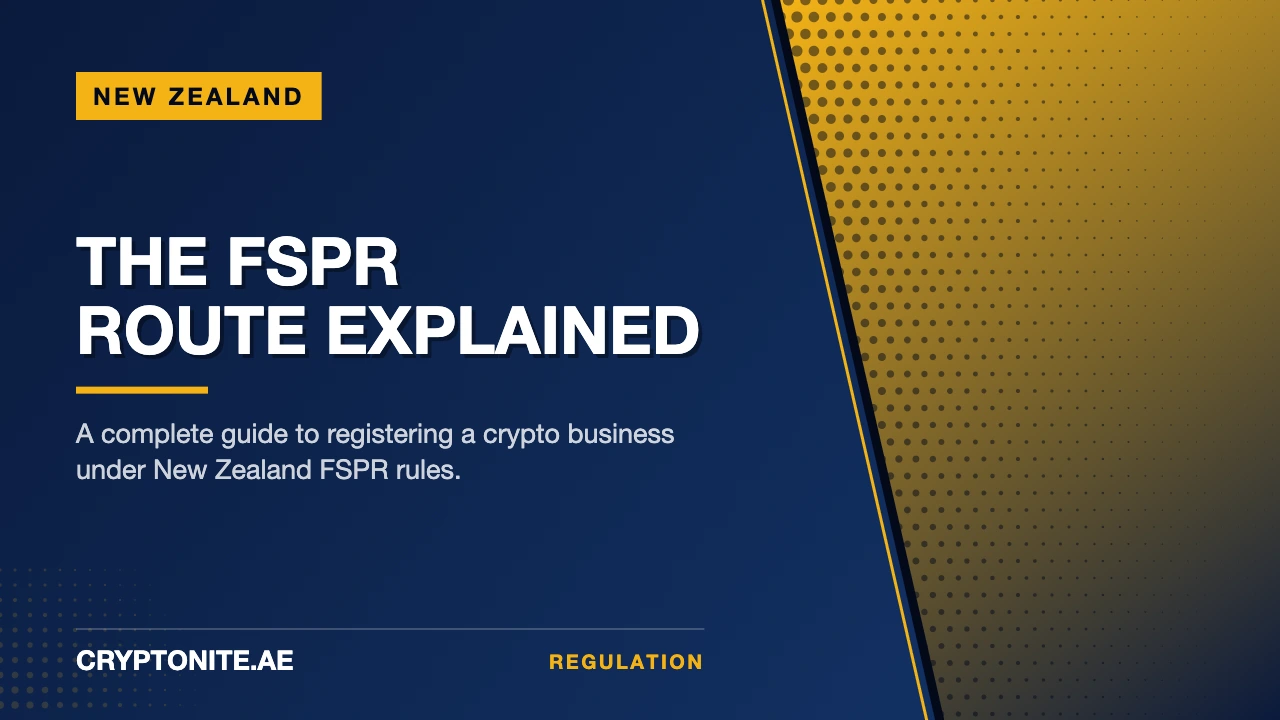 Crypto License New Zealand 2026: The Complete FSPR Guide