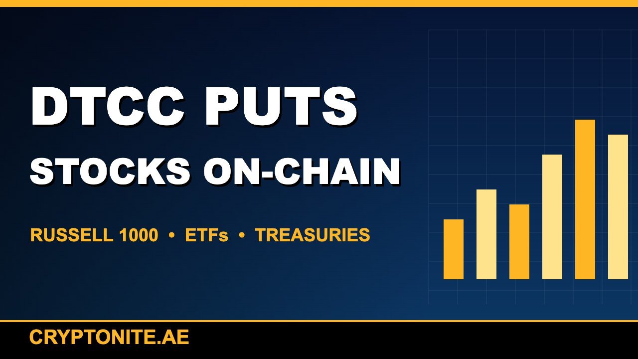 DTCC tokenized securities blockchain Russell 1000 equities
