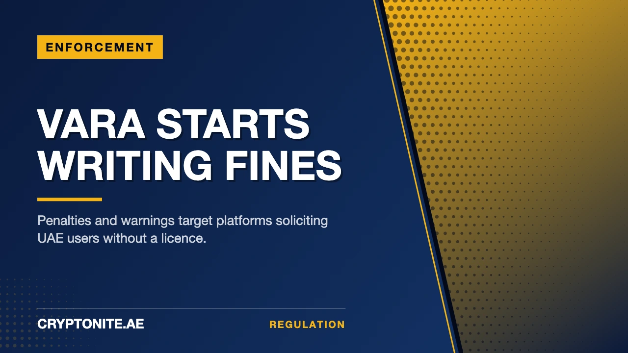 Dubai VARA Fines: Enforcement Against Unlicensed Crypto