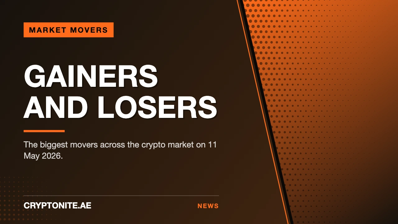 Top Crypto Gainers & Losers Today – May 11, 2026
