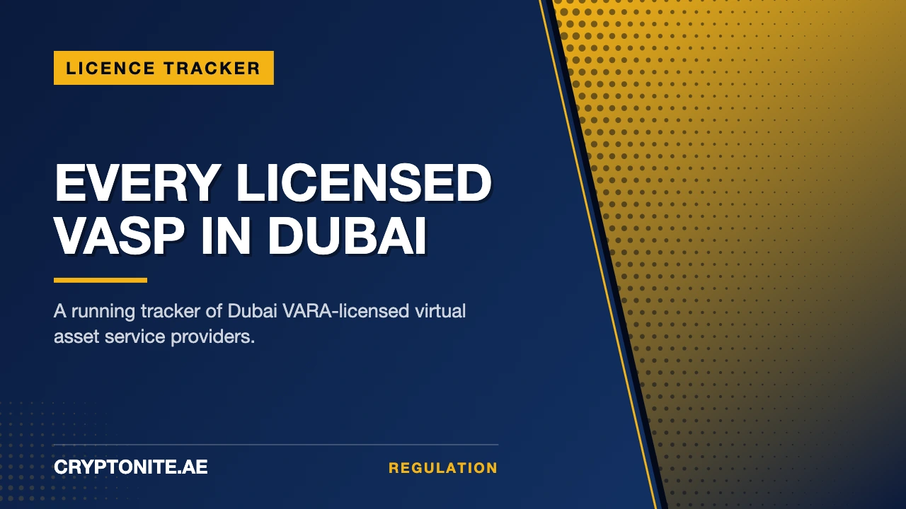 UAE VARA-Licensed VASPs — 2026 Tracker