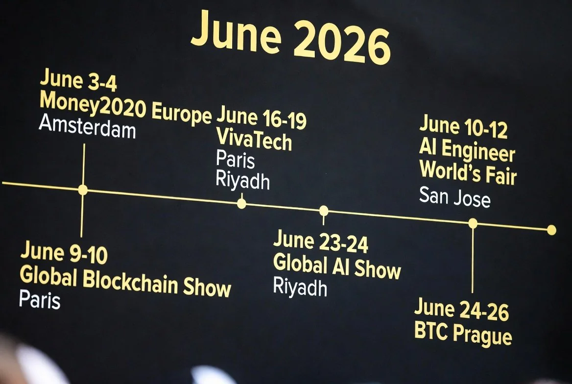 June 2026 Crypto, Blockchain & AI Conference Guide: Major Events Worldwide